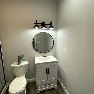 Basement bathroom idea