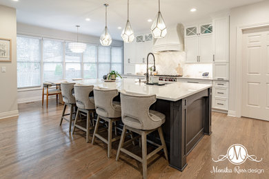 Inspiration for a french country kitchen remodel in Chicago