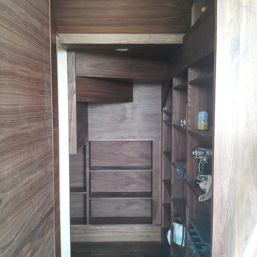 Walnut book case