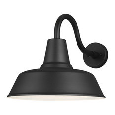 Barn Light Extra Large 1-Light Outdoor Wall Lantern, Black