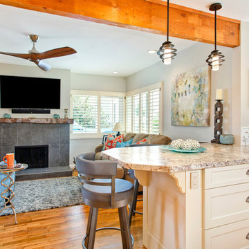 Family Room Fireplace - CairnsCraft Design & Remodel