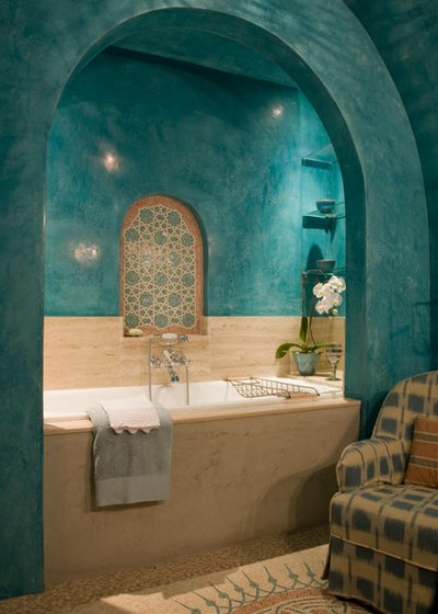 Средиземноморский Ванная комната by Casa Mosaica Studio