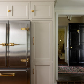 Custom Refrigerator Surround and Architectural Transition