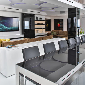 Miami Penthouse Mancave Dining Room