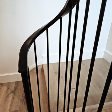 Project #119 | White Oak Staircase with Stacked Bullnose Detail