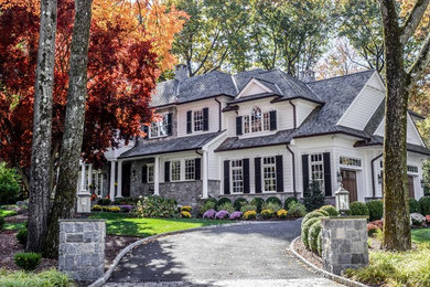 Example of a classic exterior home design in New York
