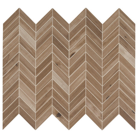 Havenwood Saddle 12X15 Matte Chevron Mosaic, 8 Sheets