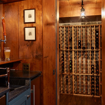 1930s New England Colonial: Pub, Wine Cellar, Powder Room
