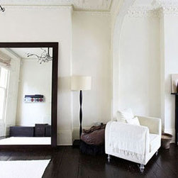 Decorative floor mirror in living room - Floor Mirrors