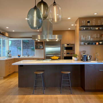 Steel meets wood