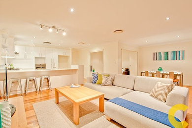 Inspiration for a living room in Brisbane.