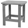 Flash Furniture Charlestown Gray Adirondack Side Table JJ-T14001-GY-GG