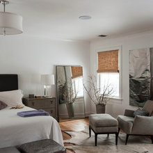 Master bedroom - mirrored wall