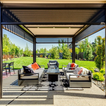 Freestanding Adjustable StruXure Pergola with LED Lighting