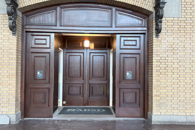 Trendy entryway photo in Baltimore