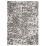 Nourison - Nourison Dreamy Shag Drs04 Organic and Abstract Rug, Charcoal Gray, 5'3"x7'3" - Hazy abstract designs, nature-inspired patterns and neutral hues come together to create the Dreamy Shag Collection. These modern rugs are crafted of irresistibly soft polyester fibers in an ultra-plush texture that youll love to sink your toes into. Make Dreamy Shag the centerpiece for your living room dcor, or place in your bedroom for a cozy spot to plant your feet each morning.
