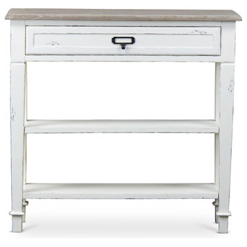 Dauphine Traditional French Accent Console Table, 1-Drawer