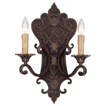 Savoy House Southerby 2-Light Sconce, Florencian Bronze