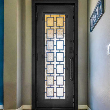 Modern Iron Entry Door