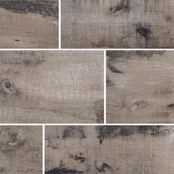 Old Wood Grey Oak - Wall And Floor Tile