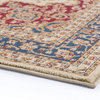 Traditional Area Rug, Smooth Polypropylene With Unique Oriental Pattern, Ivory