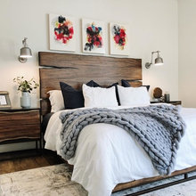 modern contemporary bedroom and office