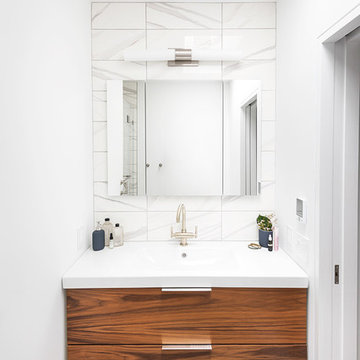 Park Slope Wood Frame Master Bathroom