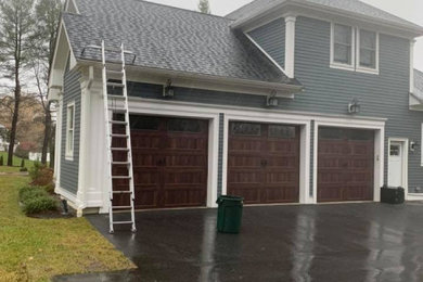 Example of a garage design in Boston
