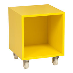 Media Cube on Casters - Media Storage