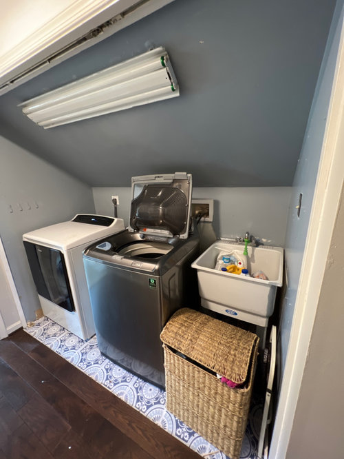 trying to DIY our (upstairs) laundry room