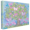 Stupell Industries Pastel Butterfly Tree, 30 x 40