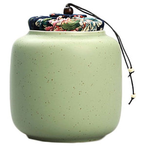 green tea and coffee canisters