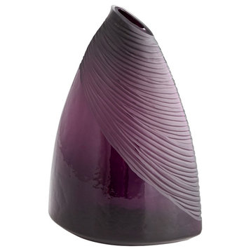 Cyan Design Large Mount Amethyst Vase, Purple