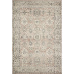 Loloi II - Loloi II Hathaway Printed Java / Multi Area Rug, 7'-6" X 9'-6" - With all the grace and gravitas of an antique rug, our printed Hathaway rug offers old world style with an inspired, ethereal color palette of pearly grey, bone and faded brick. Perfect for today's busy lifestyles, the classic all-over medallion design is as timeless as the tough stain resistant construction is timely.