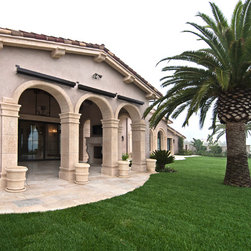 Patio layout showcasing our unique stone elements in architectural settings. - Wall And Floor Tile