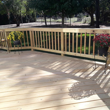 Spacious Wood Deck Design by Joliet, IL Deck Designer, Archadeck of Chicagoland