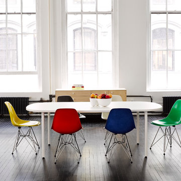 Herman Miller Dining Area Fiberglass Chairs