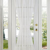Sheer Voile Door Panels, Curtains For French Doors, Beige, 72" Long