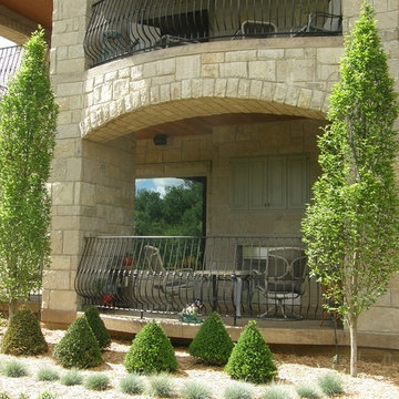 Victoria Natural Stone Veneer Outdoor Living Balcony