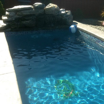 Custom Fibreglass swim spa / plunge pool