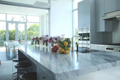 Inspiration for a contemporary kitchen remodel in New York