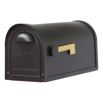 Classic Curbside Mailbox, Black