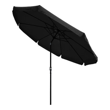 10Ft 8 Rib Outdoor Patio Umbrella Market Crank Tilt Button Sunshade Backyard