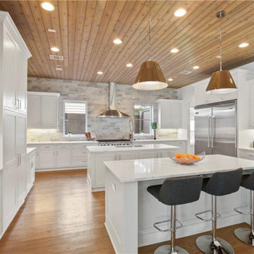 Modern Lighting Options For This Family Kitchen Remodel in Calabasas, CA