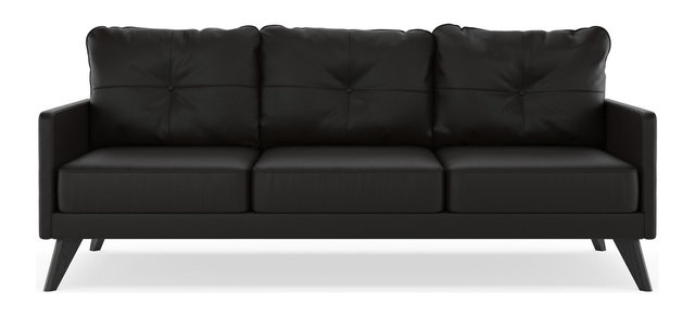 Jayson Sofa Vegan Leather Midcentury Sofas By Nyekoncept Jayson Sofa Vegan Leather Onyx