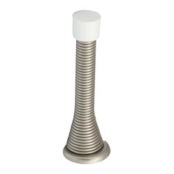 Doorcorner - Satin Nickel Baseboard Spring Door Stop - Door Stops