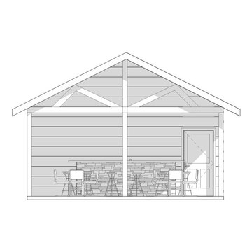 Covered Outdoor Bar