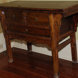 Antique Chinese Table Cabinet - Side Tables And End Tables