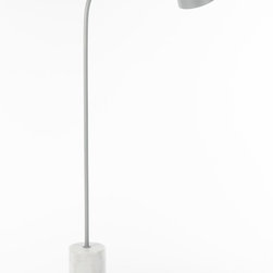 Loren Floor Lamp | Silver - Floor Lamps