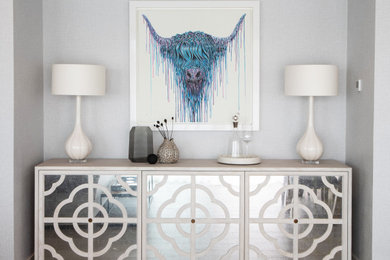 Inspiration for a contemporary living room.